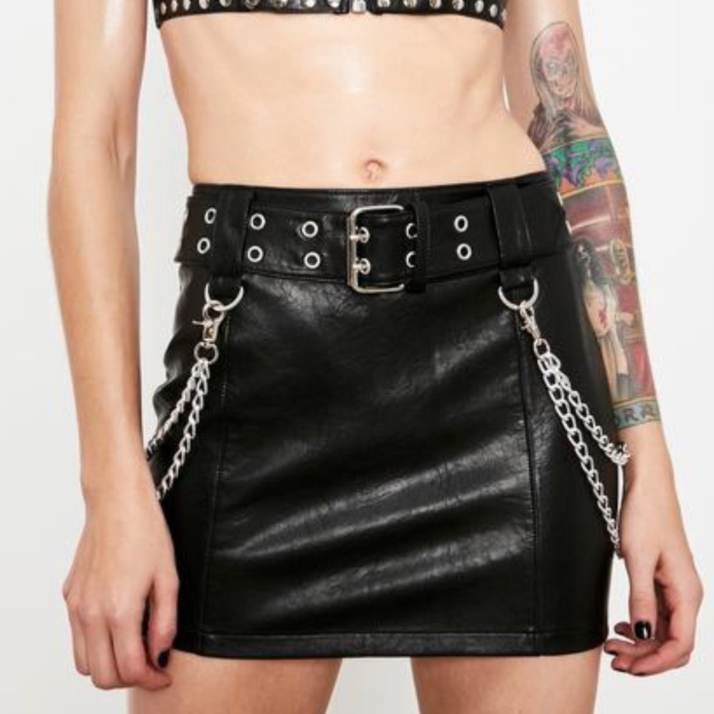 Current Mood Untamed Heart Mini Skirt